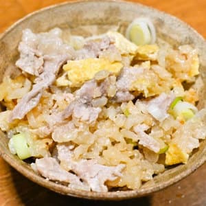 酒粕の炊き込みご飯