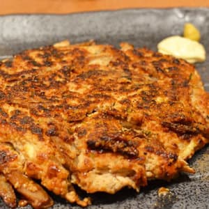 牛蒡とおあげの平焼きつくね