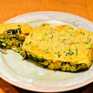 紅生姜と海苔とおネギの卵焼き