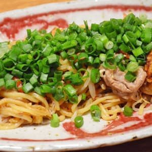 ネギまみれ味噌焼きそば