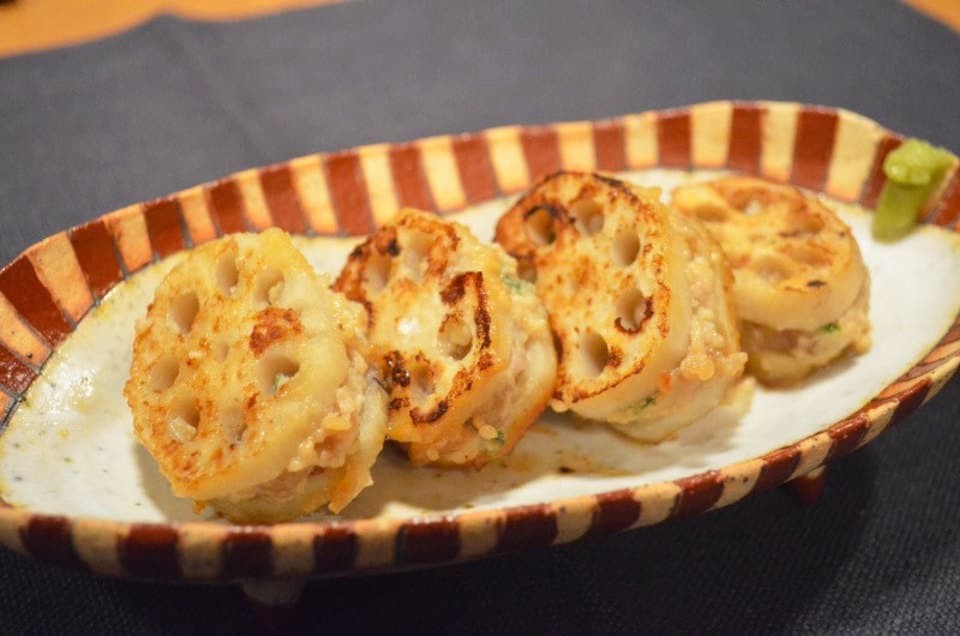 レンコンのはさみ焼き