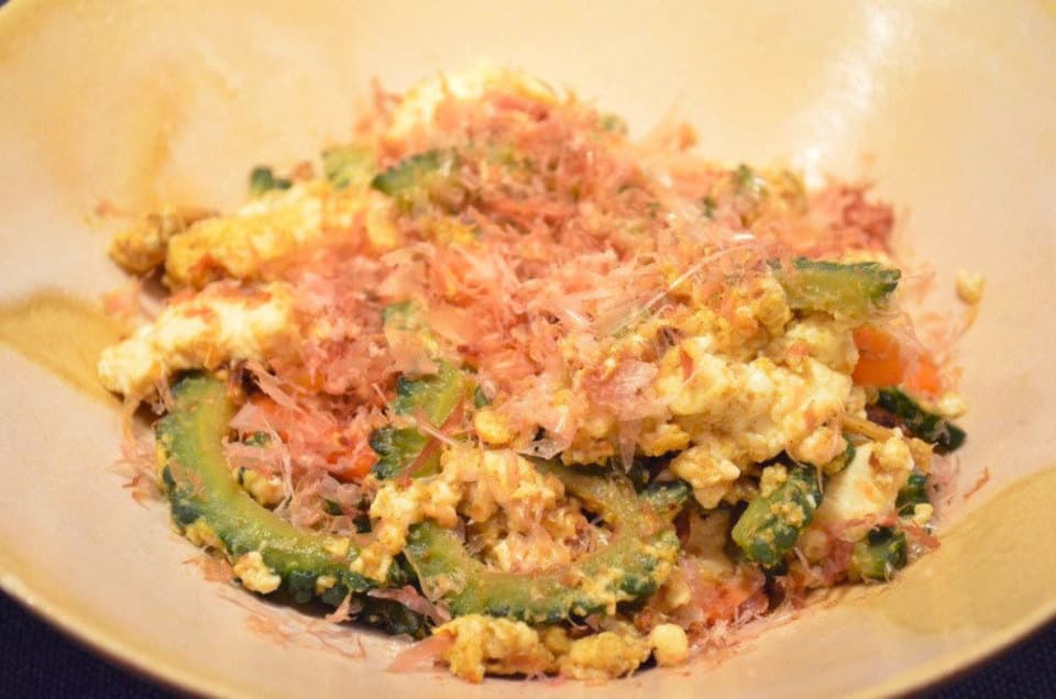 カレーゴーヤチャンプル