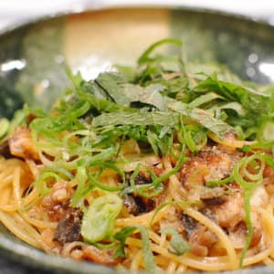 鰻の和風パスタ