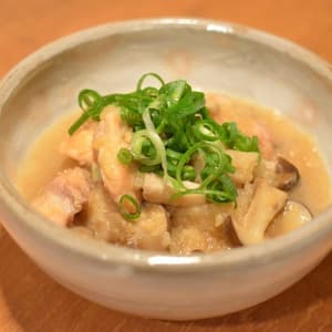 鶏ときのこのみぞれがけ