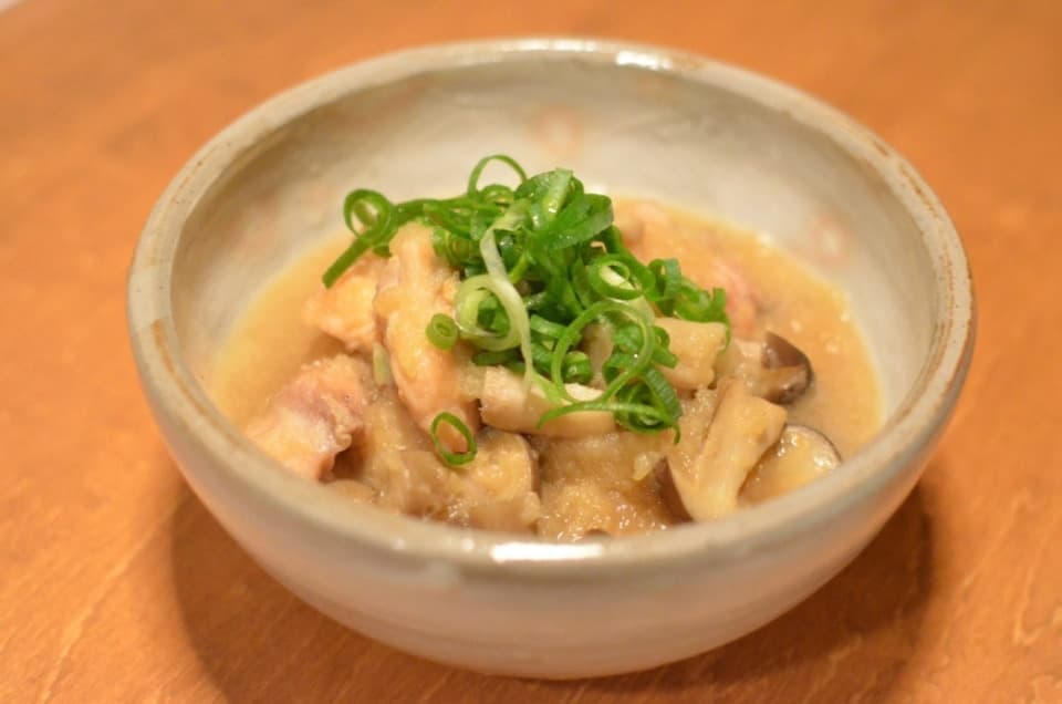鶏ときのこのみぞれがけ