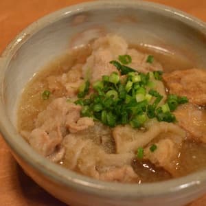 豚ときのこと厚揚げのかぶみぞれがけ