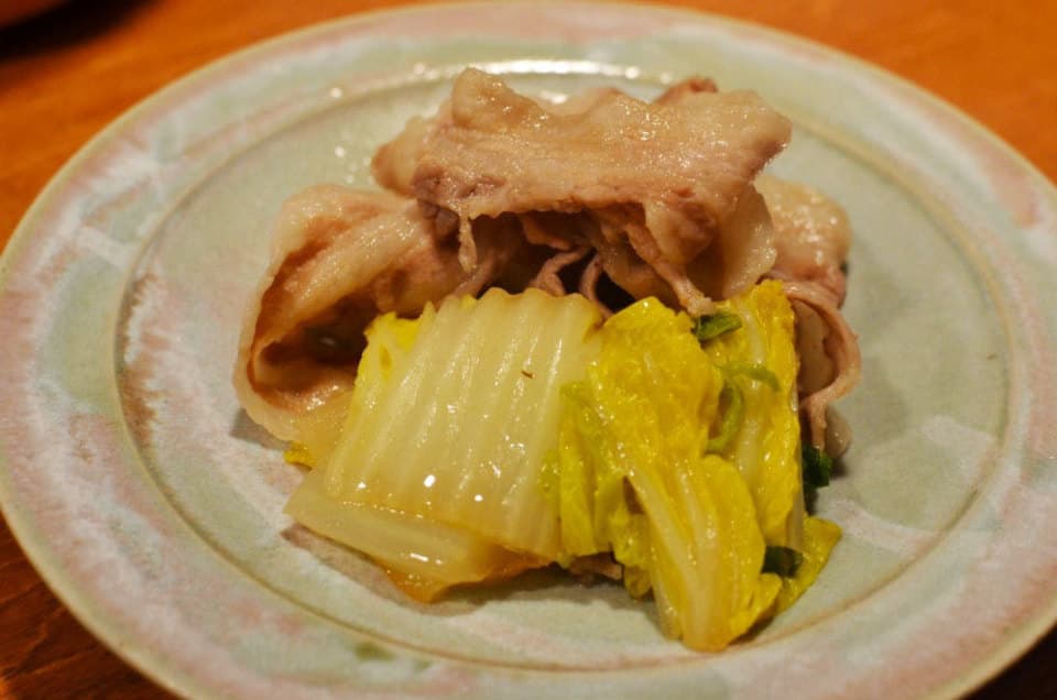 白菜と豚バラ肉のミルフィーユ