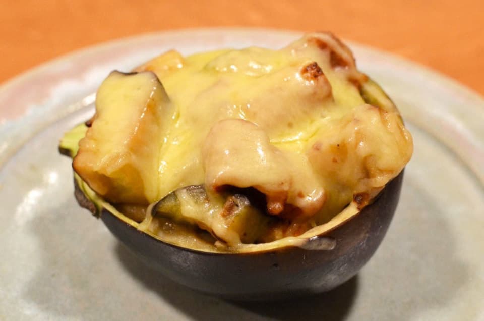 賀茂なすと鶏肉のゆず味噌グラタン