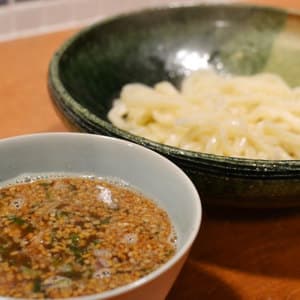 焦がしねぎのゴマつゆ つけうどん