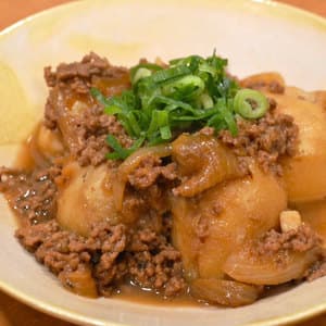 里芋とひき肉のこっくり煮
