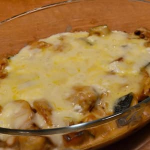 えび芋とかぼちゃと鶏肉の和風グラタン