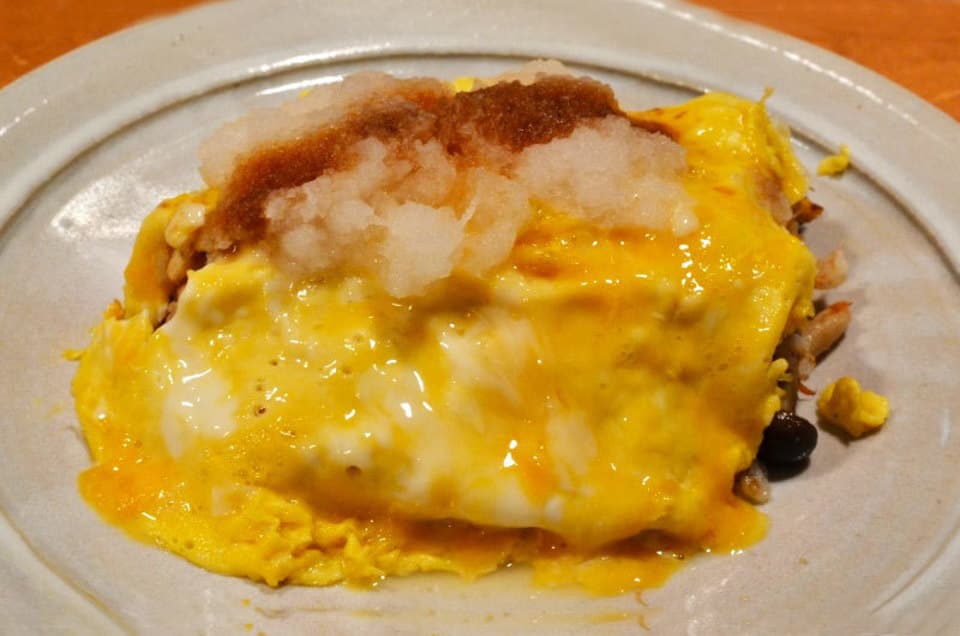きのこたっぷり和風オムライス