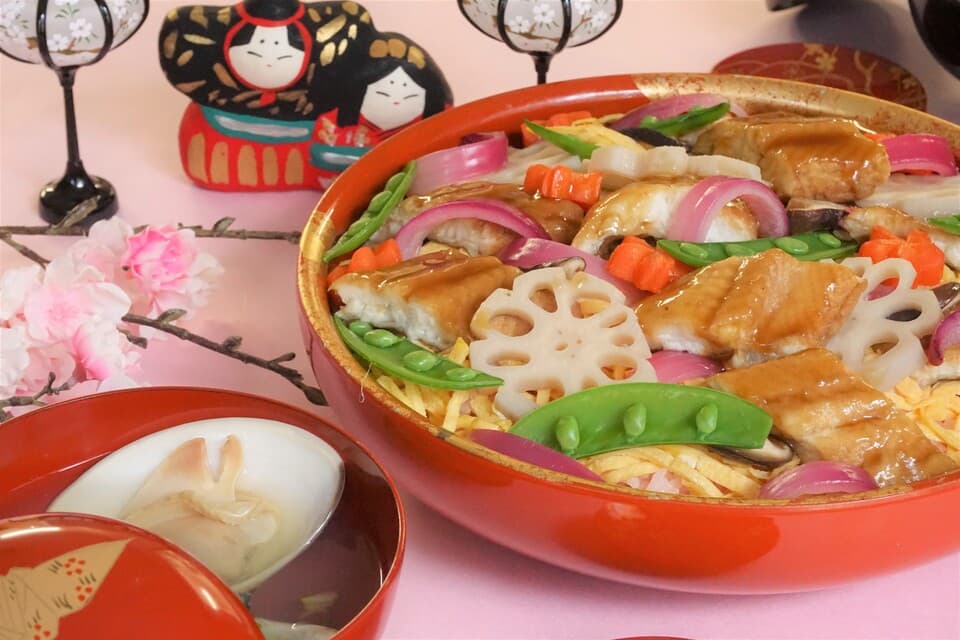 ひなちらしキット｜簡単・かわいらしいちらし寿司が作れます【有機または無農薬・無添加】