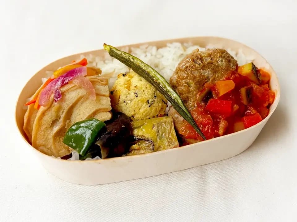 夏のお弁当5種（冷凍）【無農薬米、無添加、野菜は有機または特別栽培】
