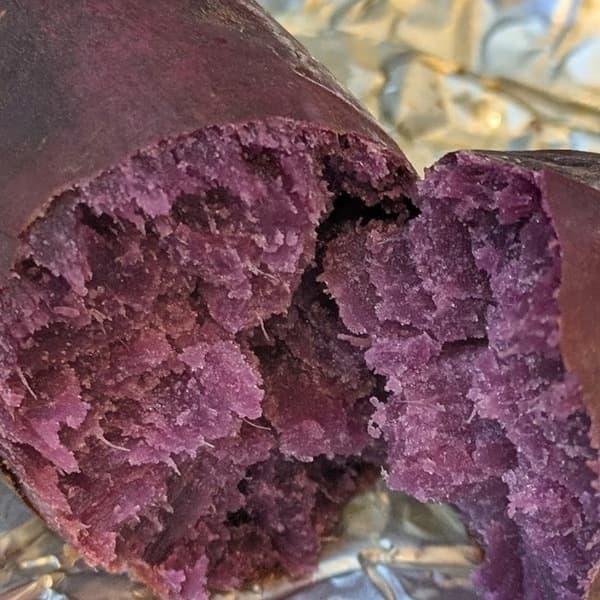 品のよい甘さの熟成紫芋＜パープルスイートロード＞完全無農薬・無肥料・微生物農法栽培