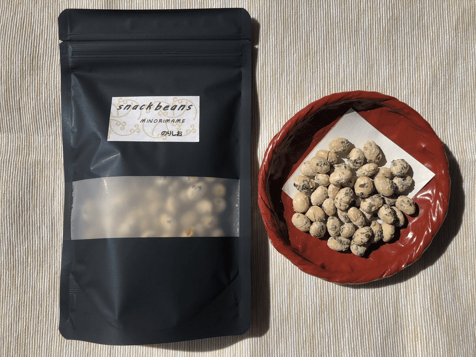 国産大豆のヘルシーな豆菓子＜スナックビーンズ＞黒糖・きな粉・のりしお・スパイシーペッパー