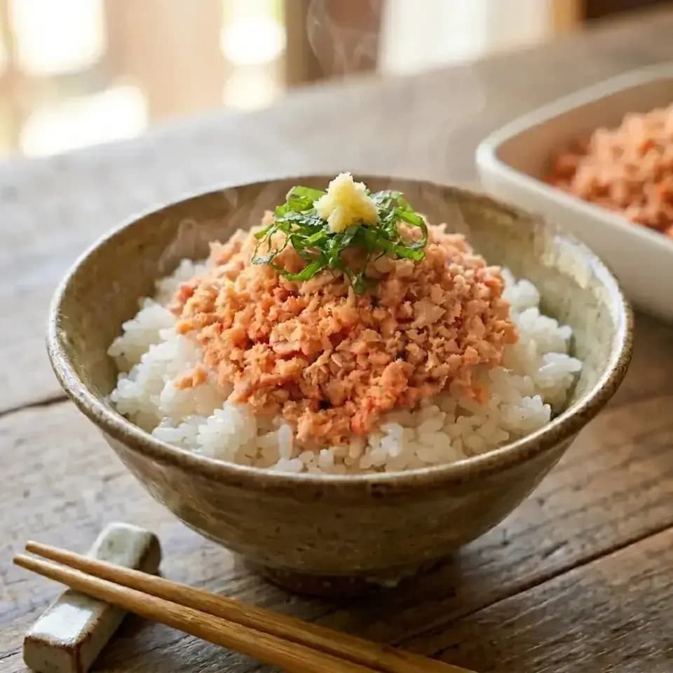 化学調味料無添加 ＜天然鮭ブレンドフレーク＞紅鮭・秋鮭 ヤブゲン