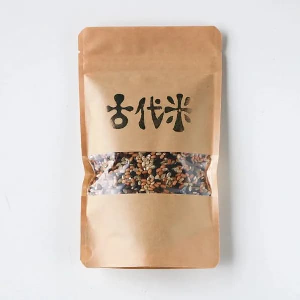 無肥料・農薬不使用の天日干し＜古代米3種ミックス 黒米/赤米/緑米＞鳥取・大山の冬期湛水不耕起で手植え手刈りのお米