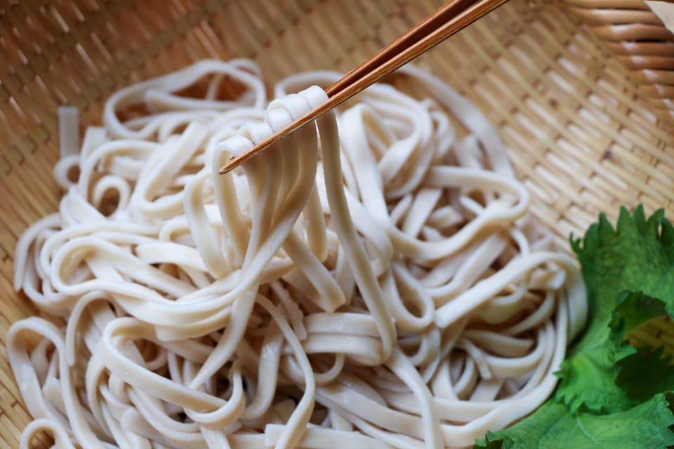 【自然栽培小麦100％・海の精使用】≪ゆうはるうどん≫ 細麺・太麺