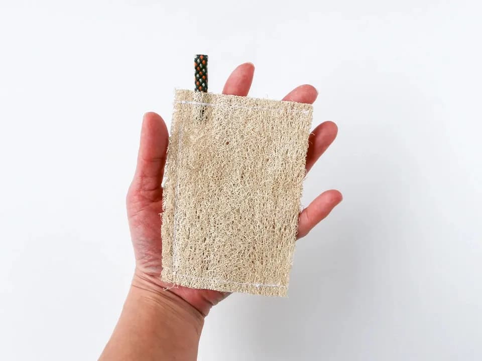 手作り＜有機へちまキッチン用たわし＞3点セット