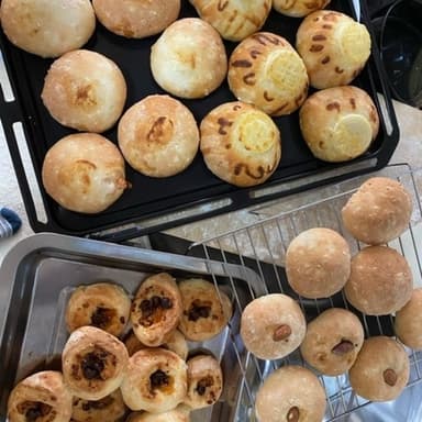 お出かけ用のパン作り