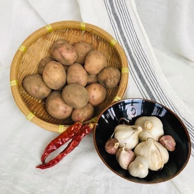 さやあかね・にんにく・乾燥唐辛子のセット 販売開始です