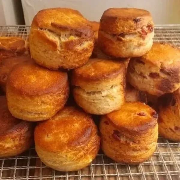 国産小麦の石窯焼き菓子<プレーンスコーン、紅茶スコーン、有機チョコスコーン>表面ザクザク、中はしっとり