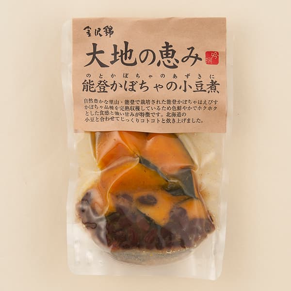能登かぼちゃの小豆煮