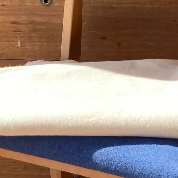 <白うさぎのネル生地>一切無化学処理のオリジナル生地