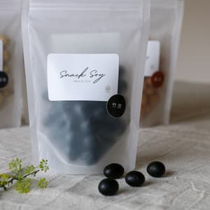 【SNACKSOY・竹炭】 大豆のおやつ 九州産有機大豆 ホールフード 白砂糖不使用