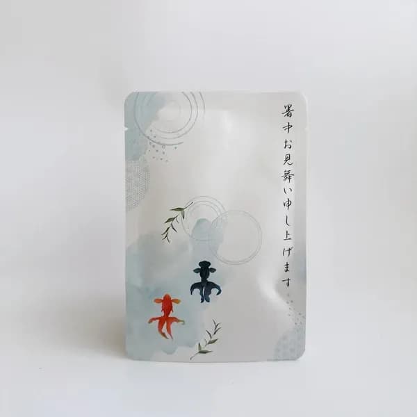 暑中見舞い茶てがみ(緑茶)