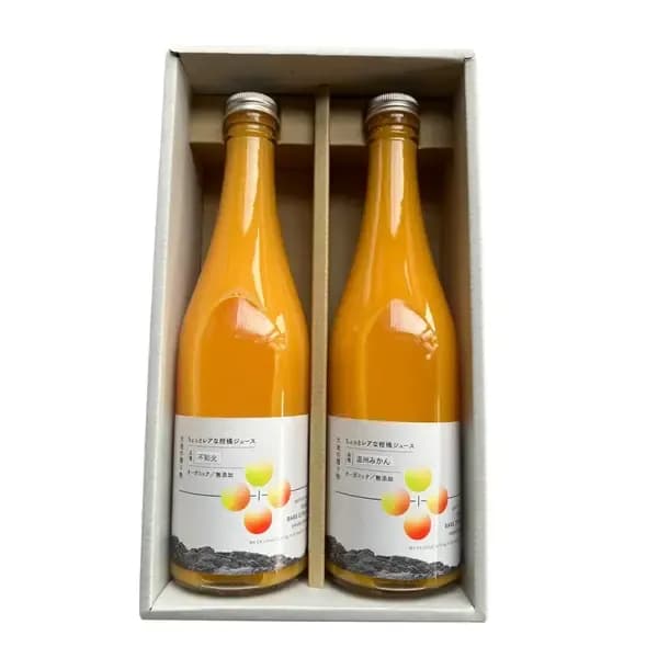 温州みかん500ml、不知火500ml 各1本