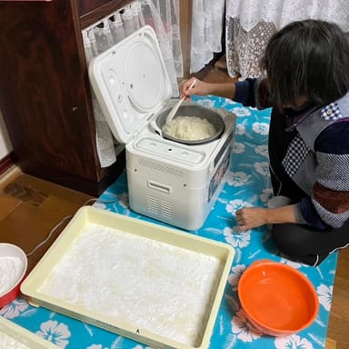 心を込めたお餅づくり✨