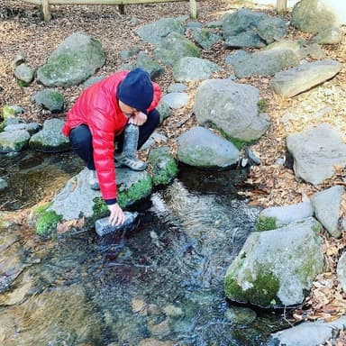 湧水を汲みに行ってきました