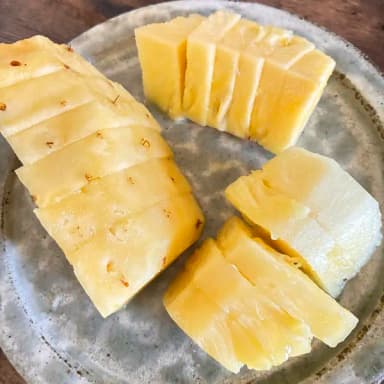 パイナップルの三品種を食べ比べてみました!🍍